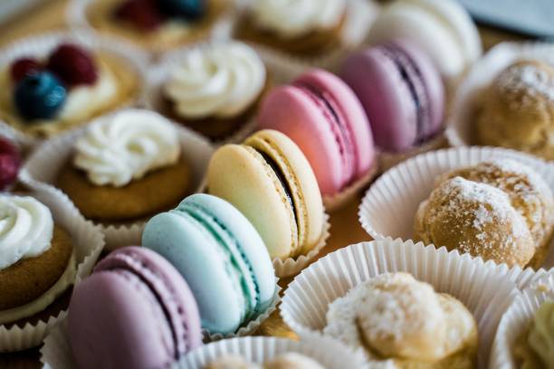 istock Sweet foods macarons 2102648063
