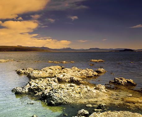 Mono lake formations, USA - amazing rock formations typical of Mono Lake