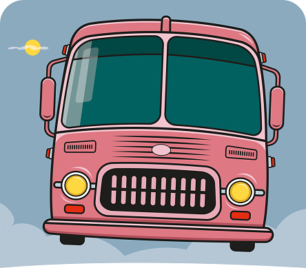 Easy editable travelling 
bus vector illustration... 
Elements was layered.