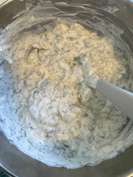 istock Homemade tzatziki sauce 2102811933