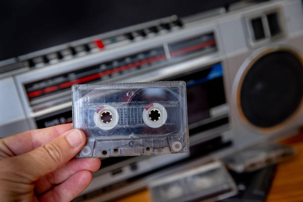istock Cassette tape with stereo 2102882448