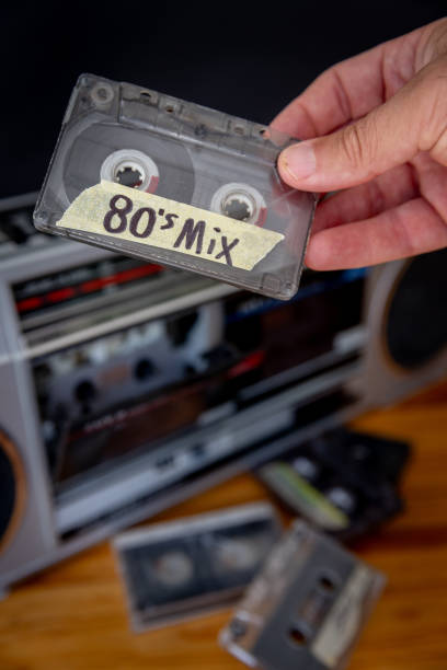istock Cassette tape with stereo 2102883928
