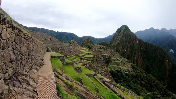 istock Majestic machu picchu ancient ruins 2102974400