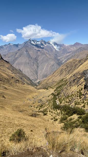 istock View from Dead Woman’s Pass on The Inca Trail to Machu Picchu 2102984349