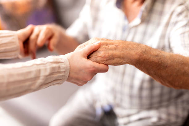 istock Parkinson disease patient, Alzheimer elderly senior 2102990210