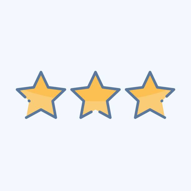 istock Icon Star Rank. related to Military And Army symbol. doodle style. simple design illustration 2103033244