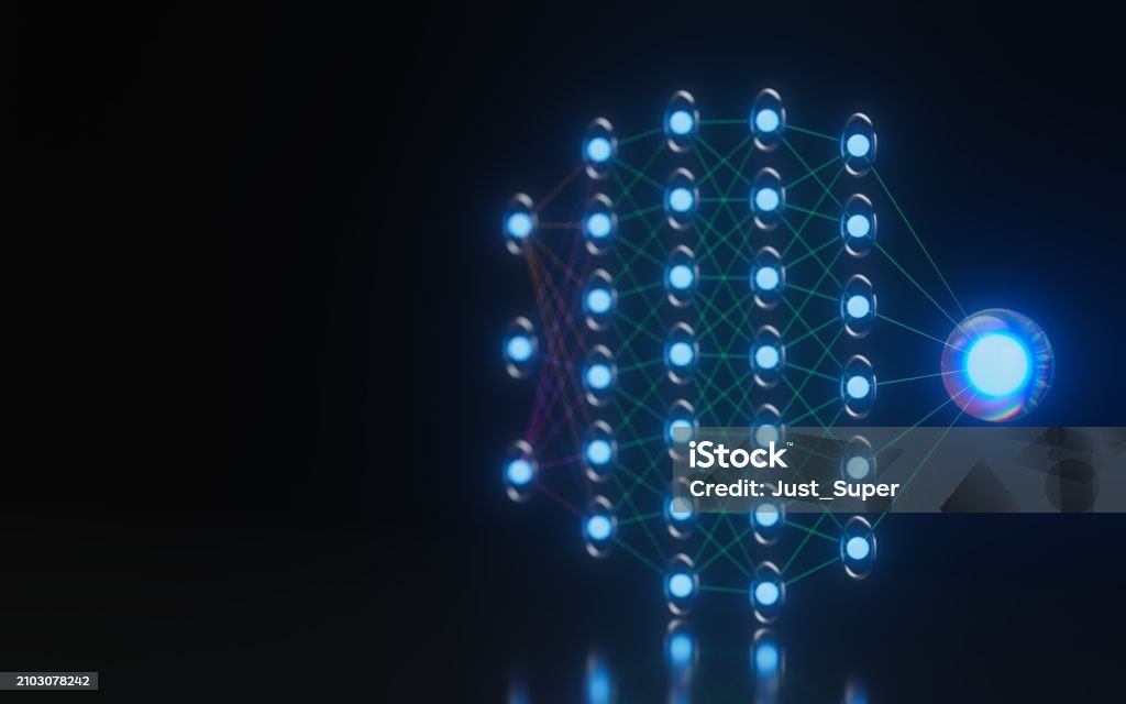 Machine Learning Nodes Animation Neural Network Nodes Deep Learning Artificial Intelligence Machine ...