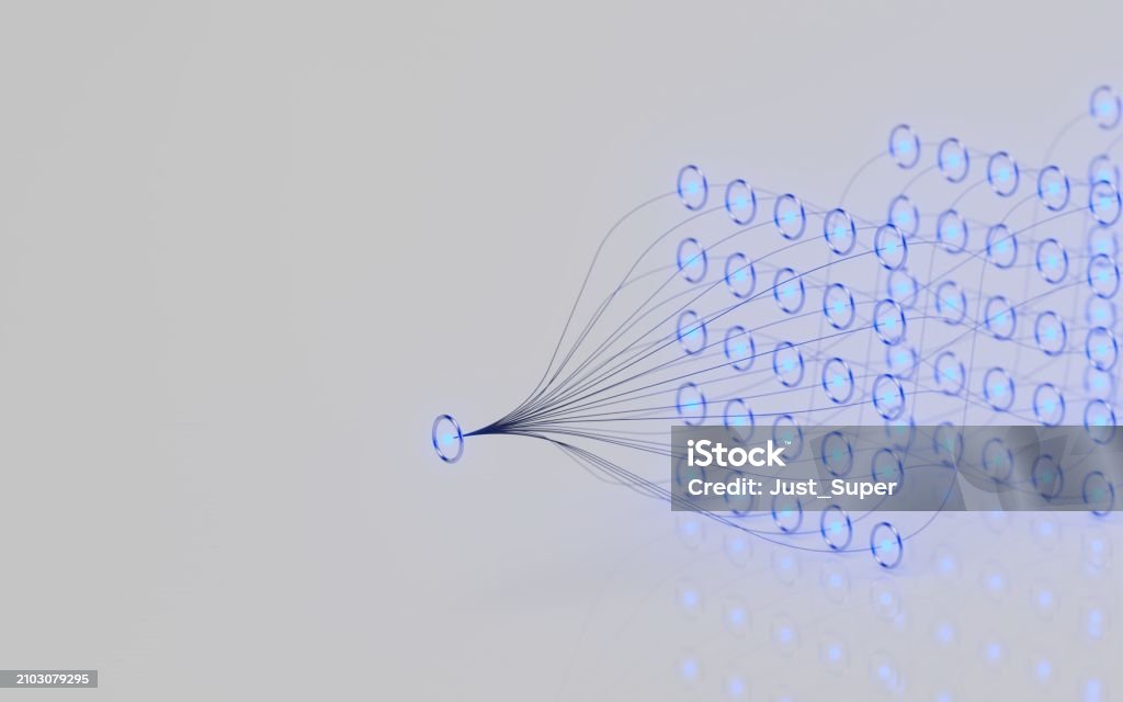 Machine Learning Nodes Animation Neural Network Nodes Deep Learning Artificial Intelligence Machine ...