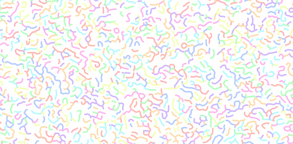 Colorful texture. Abstract Turing ornament halftone reaction diffusion psychedelic background. Vector generative algorithm illustration.