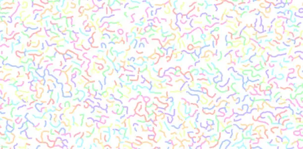 Vector illustration of Colorful texture. Abstract Turing ornament halftone reaction diffusion psychedelic background.