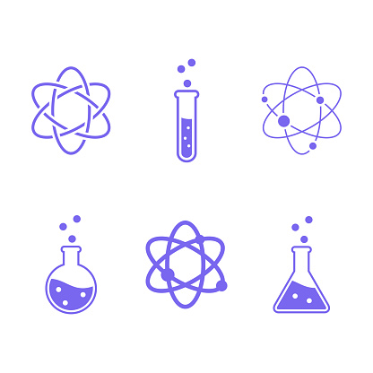 Laboratory Science Icon Set Vector Illustration Design