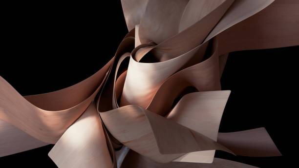 istock Elegant curves achieved through thin wood layering 2103429290