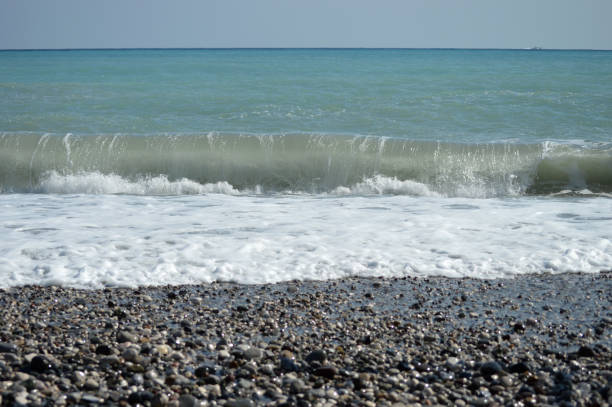 istock A seascape with splashing waves 2103439609