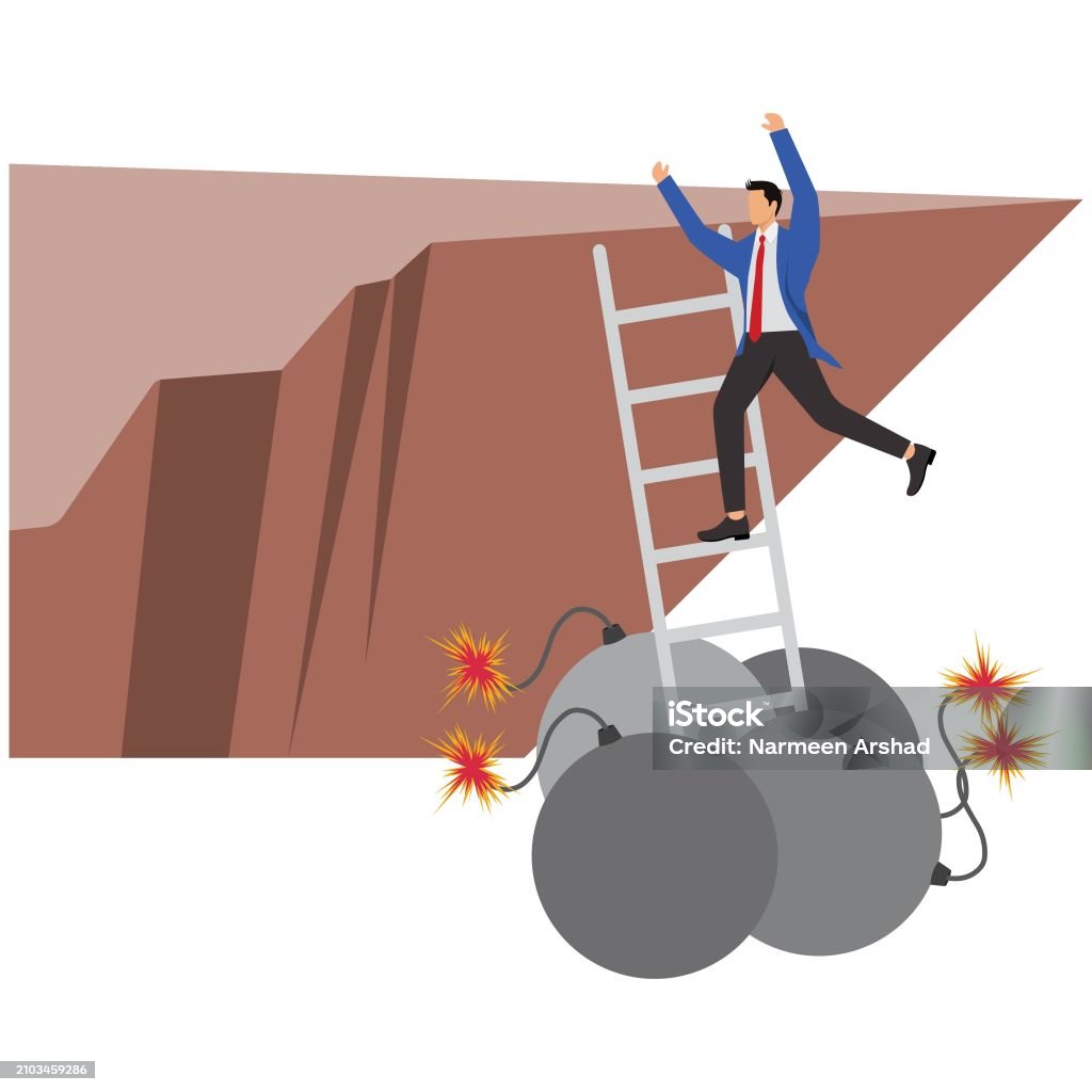 Danger Problem Escape From Dangers And Crises Avoid Risks Get Rid Of Difficulties Or ...