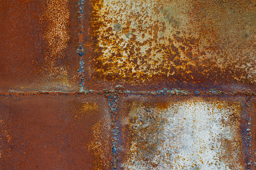 texture of old metal plate