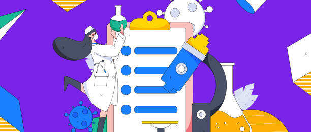 istock Medical characters fighting the epidemic flat vector concept operation hand drawn illustration 2103514703