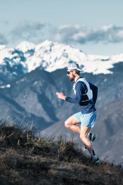 istock Mountain running in the Italian Alps 2103558573