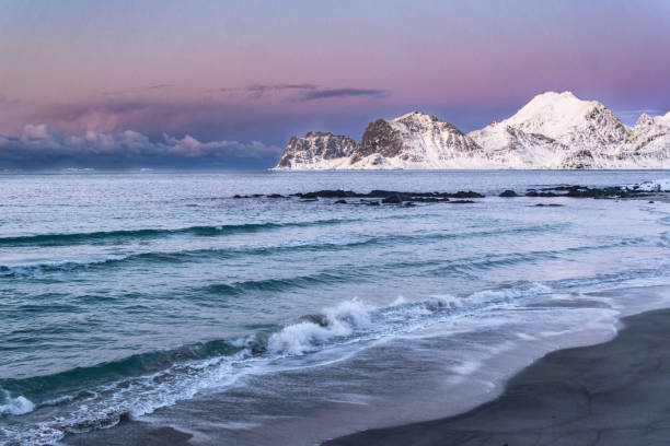 istock Lofoten Flakstad beach landscape, Norway 2103562820