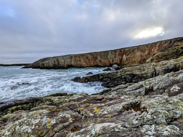 istock Walking around the cliffs of Holyhead in Anglesey 2103601889