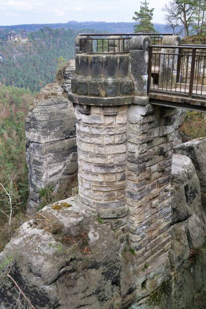 istock Viewpoint in Saxon Switzerland National Park. Germany 2103628183