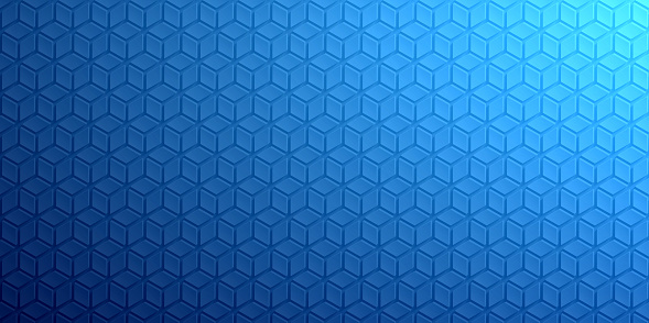 Modern and trendy abstract background. Geometric texture with seamless patterns for your design (colors used: blue, black). Vector Illustration (EPS10, well layered and grouped), wide format (2:1). Easy to edit, manipulate, resize or colorize.