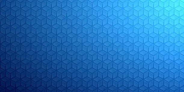 Vector illustration of Abstract blue background - Geometric texture