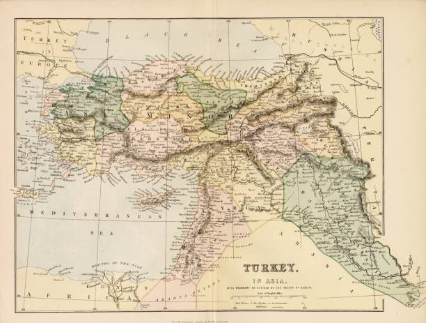 istock TURKEY In Asia. Vintage 1880 Map. William Mackenzie 2103654240