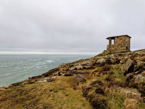 istock Walking around the cliffs and headland of Holyhead in Anglesey 2103654297
