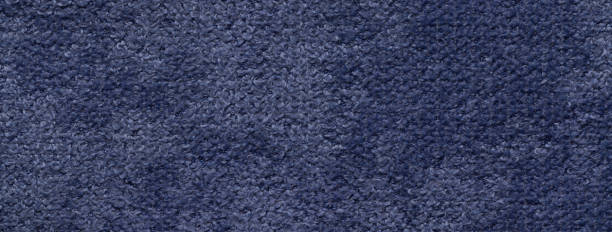 textura de fundo azul marinho de material têxtil estofado macio fofo, macro. tecido jeans escuro abstrato. - lamb softness fur wool - fotografias e filmes do acervo
