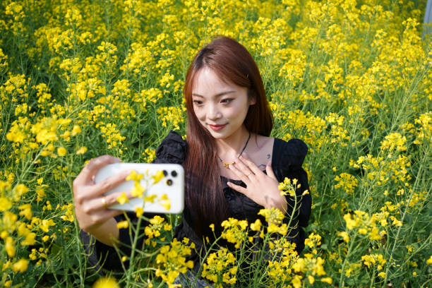 istock Young female tourist taking a selfie 2103793870