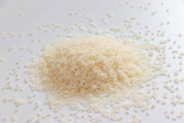 many white rice grains on the table