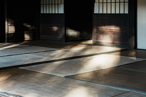 Interior of an old traditional Japanese house