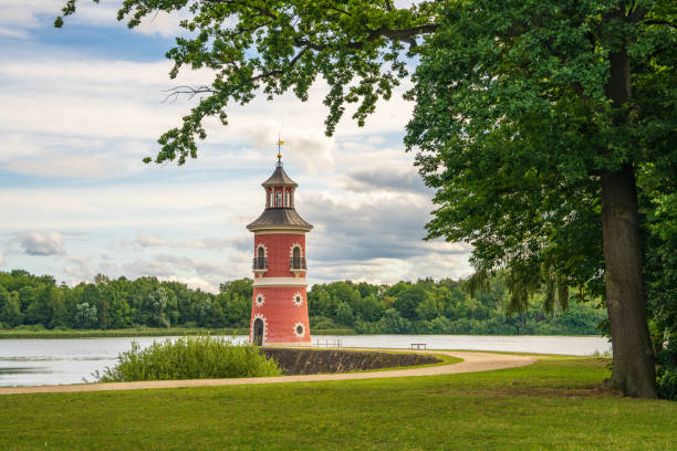 istock Lighthouse near castle Moritzburg in Saxony, Germany. 2103979593