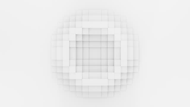3d Loopable Abstract cube background animation