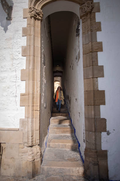 istock Older woman sightseeing in Sitges, Barcelona 2104019232