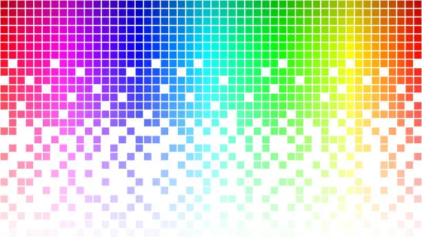 Vector illustration of Abstract mosaic colorful pixels background of geometric shapes simple flat style. Vector pattern. ready to use for cloth, textile, wrap and other.