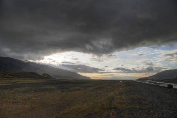 Evening scenes from Thorsmork along the Landmannalaugar hike