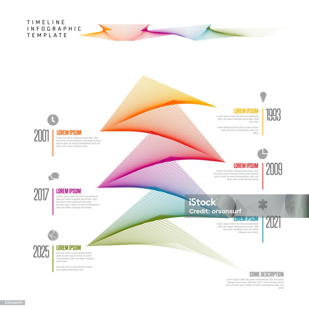 Subtle Timeline Graphi Smallpyramidarrowscikcaklighttimelineverticalblend Stock Illustration ...