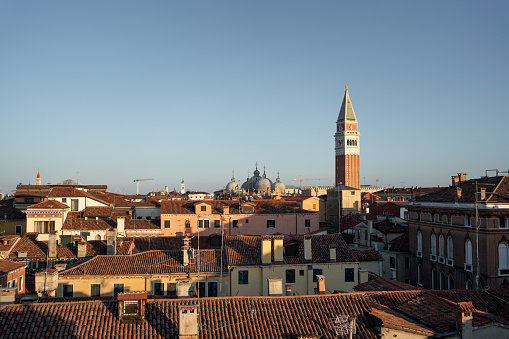 View of red roofs