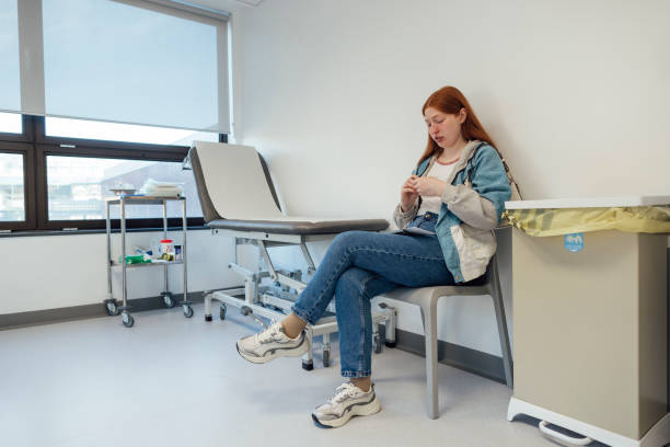 istock Patient Waiting in Hospital 2104199664