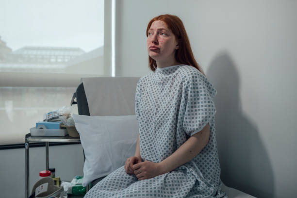 istock Anxious in the Hospital Room 2104200199