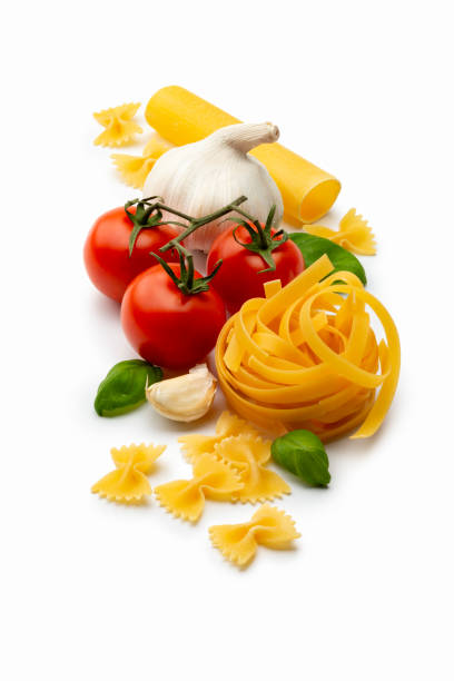 istock Ingredients for cooking Italian pasta 2104211206