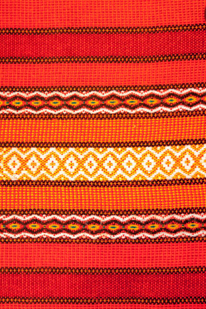 Detail of woven cotton fabric.