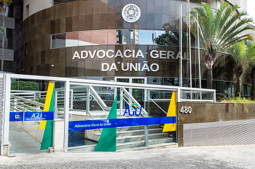 Belo Horizonte. Minas Gerais. Brazil. Attorney General of the Union (AGU). Institution responsible for the legal representation, supervision and control of the Union and the Federative Republic of Brazil.