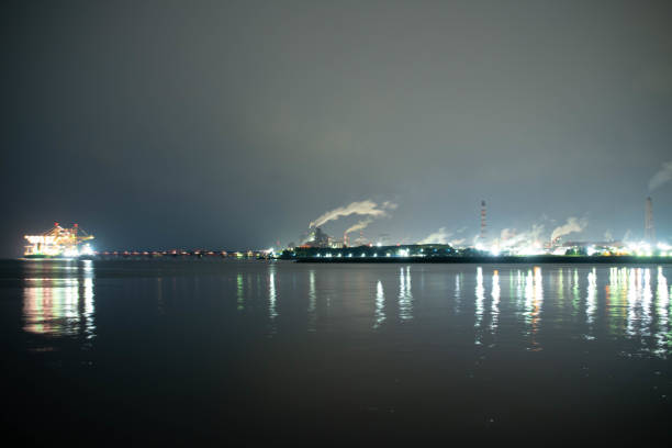 Oita city night view