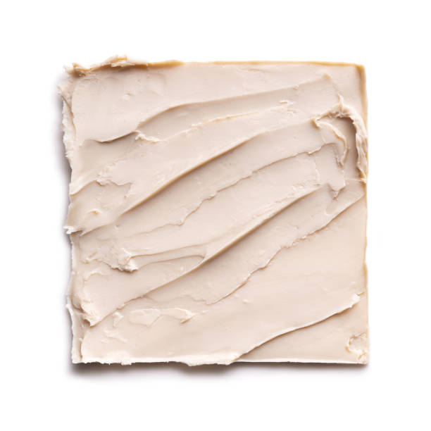 istock Close-up view of a textured cosmetic clay 2104251865