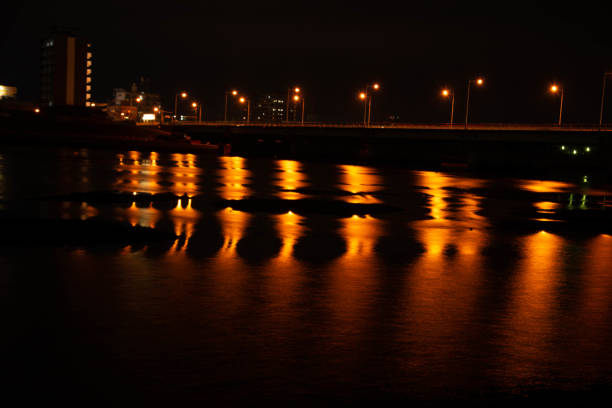 Oita city night view