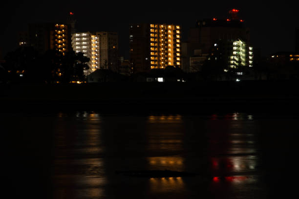 Oita city night view
