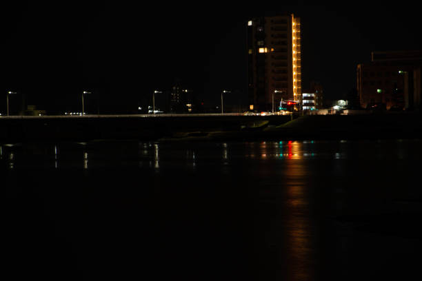 Oita city night view