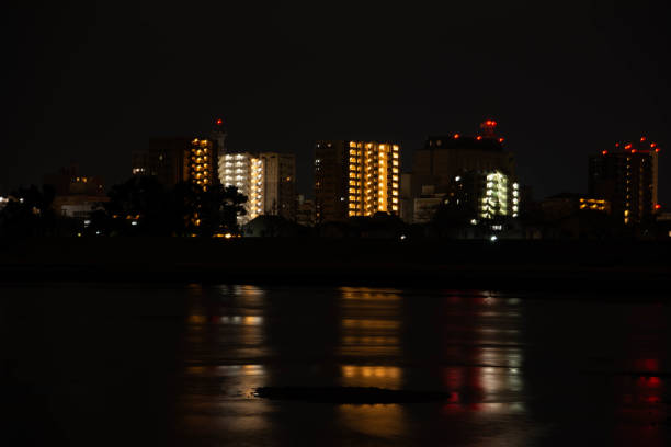 istock Oita city night view 2104252944